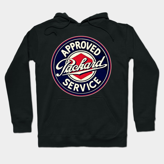 Packard Service Vintage Emblem Sign Hoodie by Wilcox PhotoArt